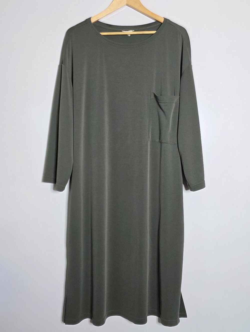 NAP loungewear tunic t shirt dress Night Gown OS Maxi Length